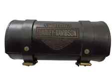 Brand New Black Color Pure Leather Tool Roll Bag For Harley Davidson Motorcycle