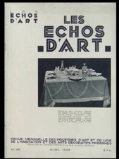 LES ECHOS D'ART n°45 1929 ART