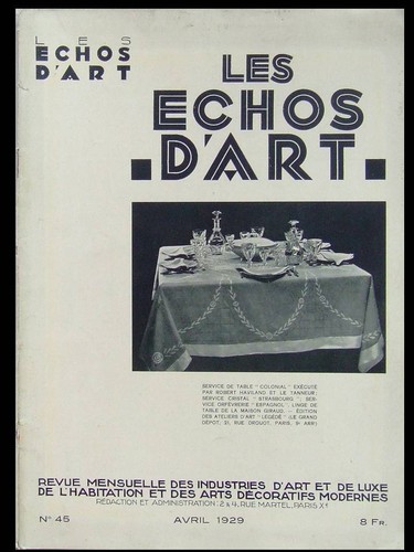 Les echos art - n°45, 1929