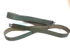 4 LOT - MINT MAUSER FAL Rifle Two part GREEN LEATHER Sling- Falklands war period