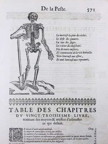 Peste anatomie 1614 - anatomie, squelette