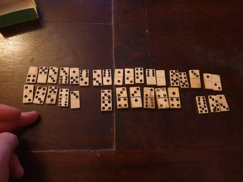Jeu dominos ancien - dominos,