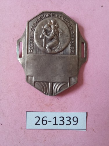 Plaque saint christophe - saint,