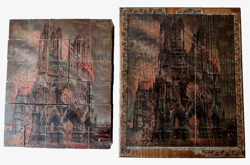 Rare jeu cubes incendie - de,