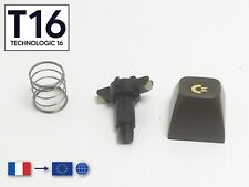 Commodore 64 QWERTY: 1 Touche Clavier marron+Piston+ressort➜1 Key+Plunger+Spring