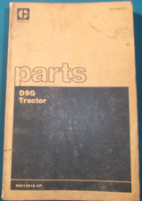CAT CATERPILLAR D9 D9G CRAWLER TRACTOR DOZER PARTS BOOK MANUAL 66A12016-UP