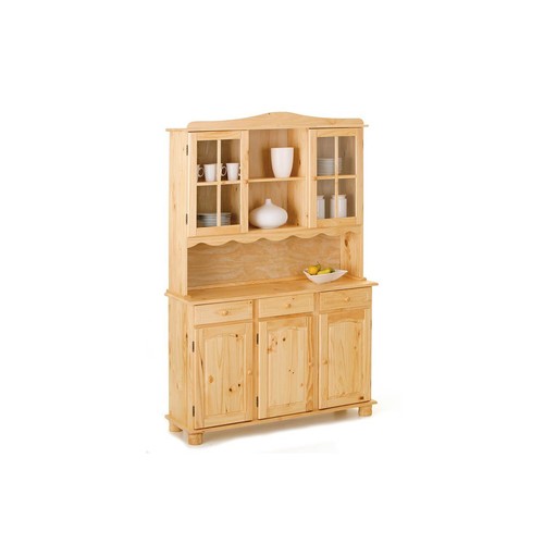 Vaisselier portes bois - vaisselier,