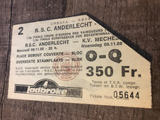 Ticket  )) RSC ANDERLECHT V KV