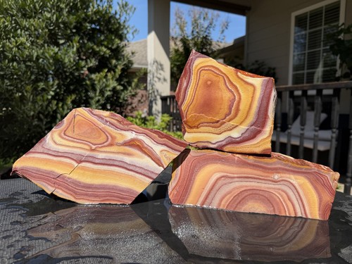 Rainbow slate aquarium - slate, decor
