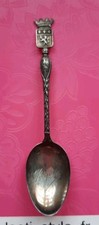 M11409 small collection spoon silver metal Lyon chiseled 2 x hallmark 