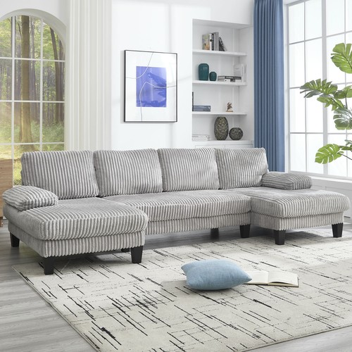 Shaped sectional sofa couch - u-shaped,
