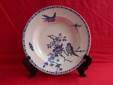 assiette boch fréres keramis,service "chanteurs",oiseaux,papillon (3)