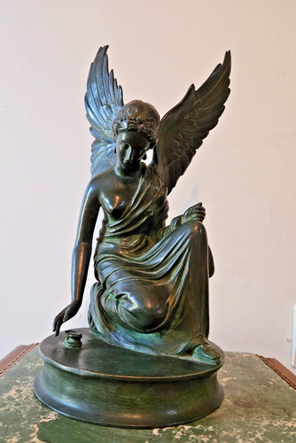 Fin siecle statue - fin,