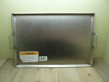 Griddle Flat Top Stainless Steel Grill Plancha Comal Heavy Duty NEW 19.5" x 13"
