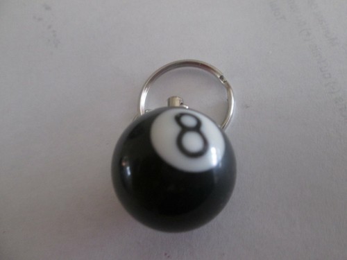 Porte clé boule billard - clé, 25