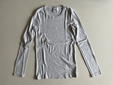 Petit Bateau Women's Long-Sleeved Iconic T-Shirt - Heather Gray - Size S/ 16 ANS