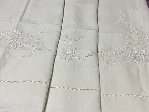 Drap ancien lin taies - en,