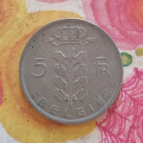 Pièce monnaie belgique 5 - de,
