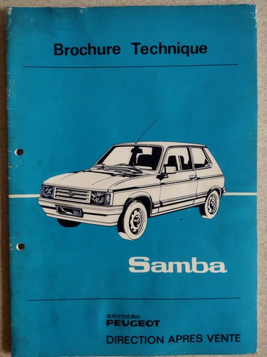 Talbot samba brochure - samba,