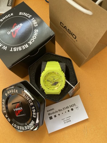 Montre casio shock - g-shock, jaune
