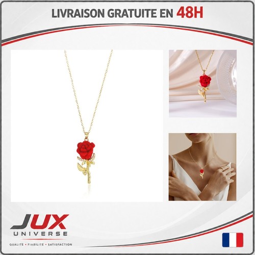 Collier pendentif fleur - pendentif,