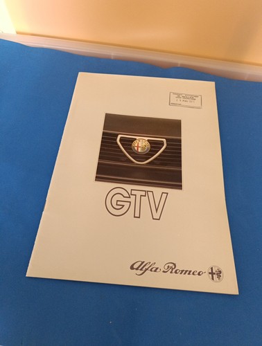 Alfa romeo gtv plaquette - alfa,