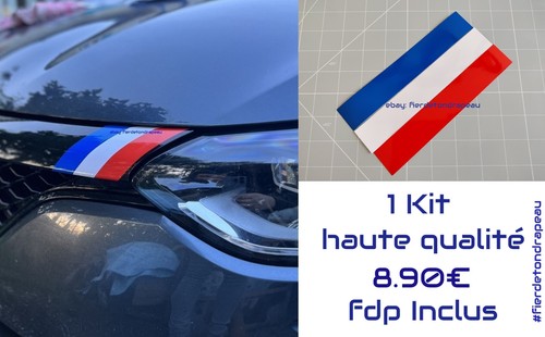 Drapeau français renault - drapeau,