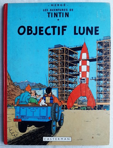 Tintin objectif lune - objectif, rare