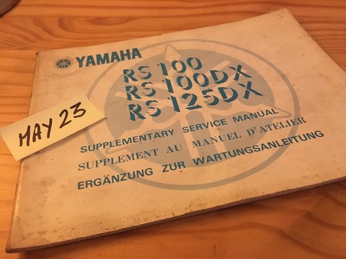 Yamaha rs100 rs100dx rs125dx - yamaha,