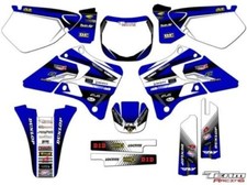 2000-2001 Yamaha YZ 125 250 Graphique Kit Stickers YZ125 YZ250 Stickers Deco