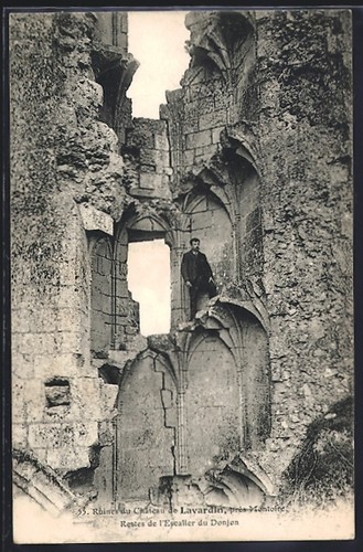 Cpa lavardin ruines du - cpa,