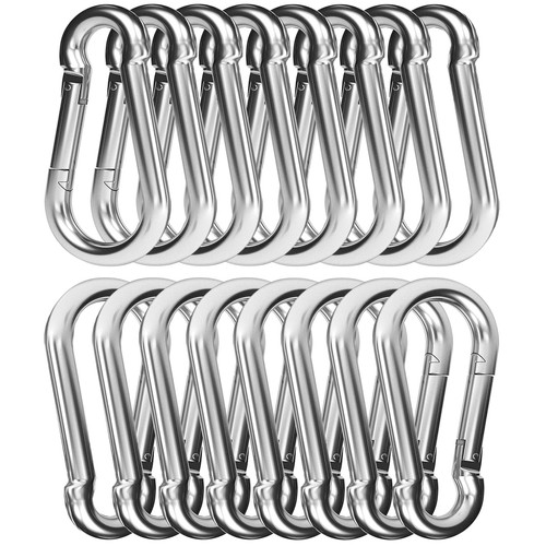 30pcs carabiner clip m8 - 3", clip,