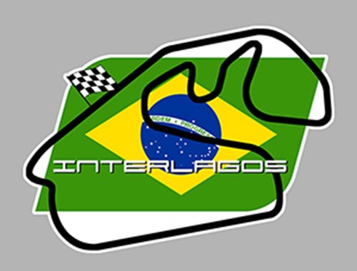 Sticker circuit interlagos - circuit,