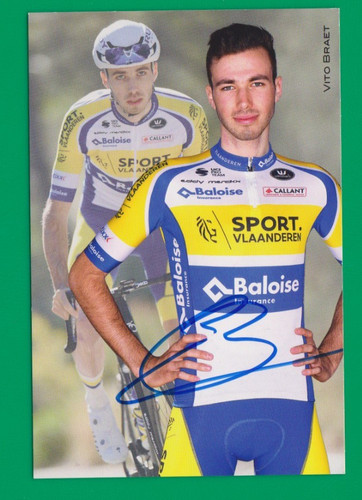 Cyclisme carte cycliste vito - cycliste,