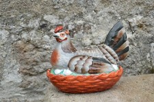 Rare Poule Porcelaine