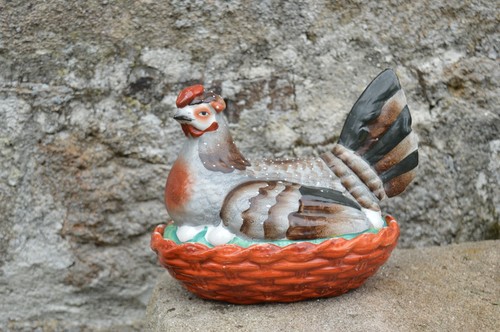 Rare poule porcelaine - rare,