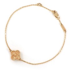 Van Cleef & Arpels Bracelet Sweet Alhambra VCARO8DC00 Clover Flower 750RG
