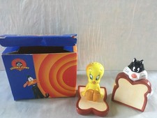 SALIERE / POIVRIERE DE COLLECTION - HUMORISTIQUE - TITI & GROS MINET - NEUF