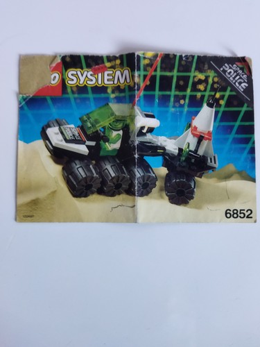 Lego notice space police - space, 6852
