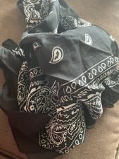 BANDANA NOIR & BLANC POUR