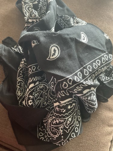 Bandana noir blanc pour - blanc,