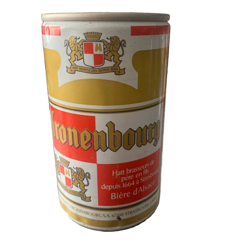 Vintage beer can kronenbourg - vintage,