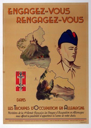 Affiche ancienne 1947 - affiche,