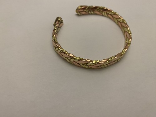 Bracelet manchette tressé