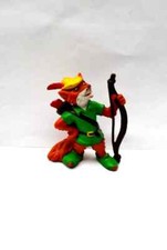 VINTAGE Wood Robin Disney Cartoon PVC Schleich Style Figure Toy