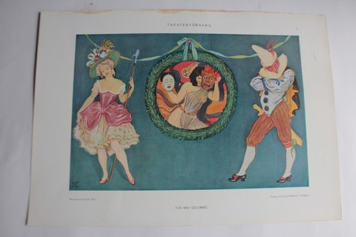 Estampe rideau théâtre - estampe,
