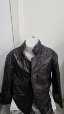 Veste Manteau Homme En Cuir Wood'Skin Marron Taille L Code AN92