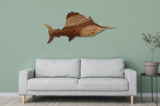 Poisson Épéiste En Bois