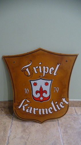Plv tole plaque biere - tole,