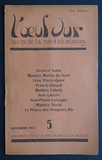 Revue l'Oeuf Dur n°5 Novembre